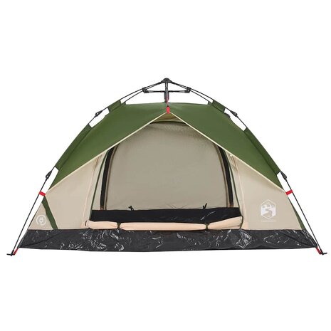 Koepeltent 3-persoons snelontgrendeling groen 7