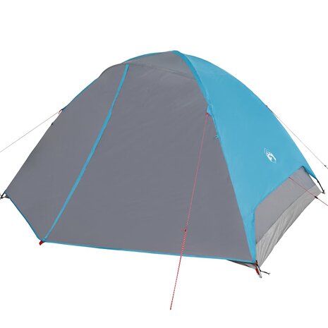 Koepeltent 6-persoons waterdicht blauw 5