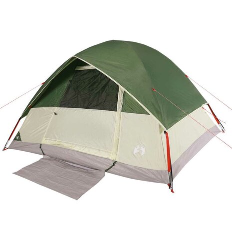 Koepeltent 6-persoons waterdicht groen 4