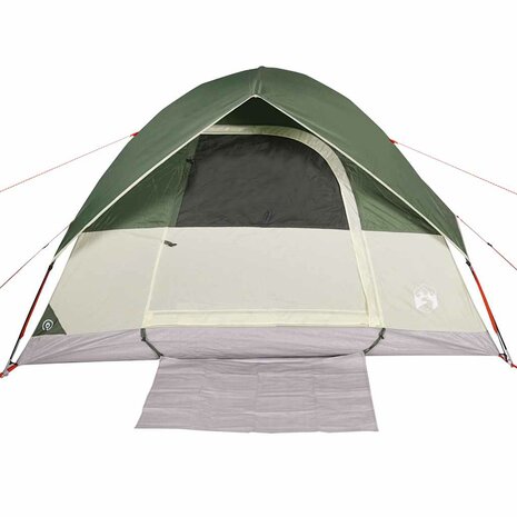 Koepeltent 6-persoons waterdicht groen 5