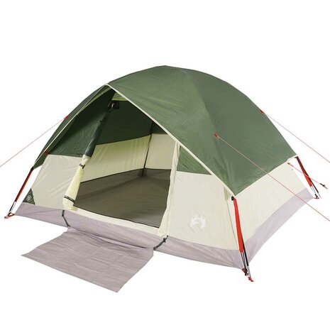 Koepeltent 6-persoons waterdicht groen 6