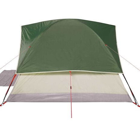 Koepeltent 6-persoons waterdicht groen 8
