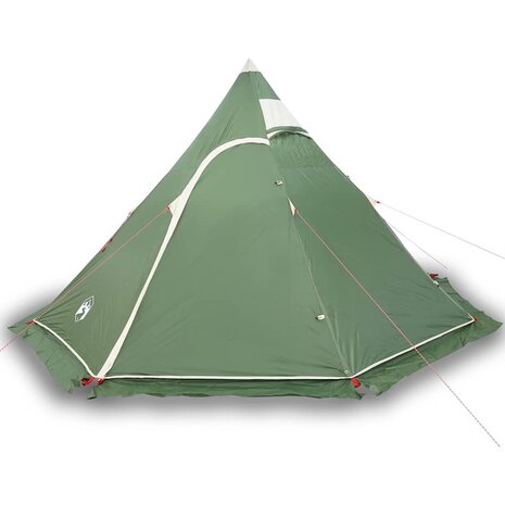 Tipi Tent 5-persoons waterdicht groen 2