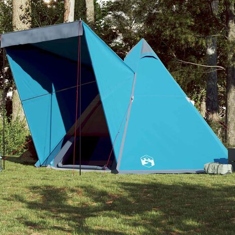Tipi Tent 6-persoons waterdicht blauw 1