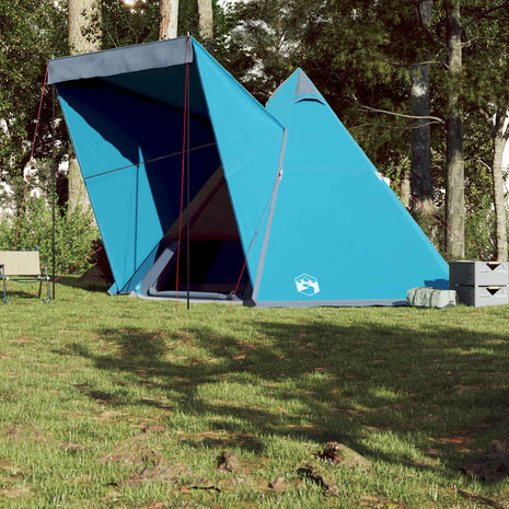 Tipi Tent 6-persoons waterdicht blauw 4