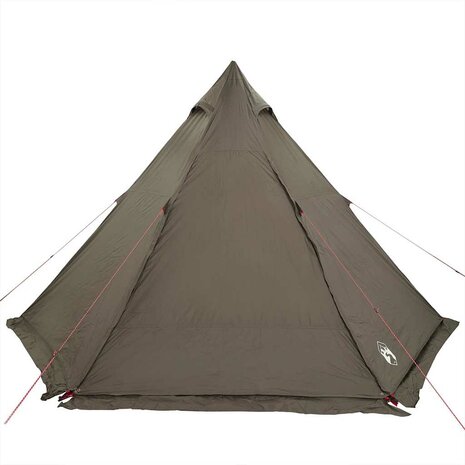 Tipi Tent 6-persoons waterdicht bruin 6