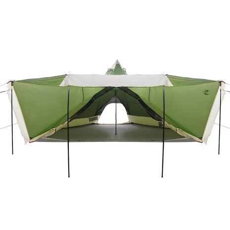 Tipi Tent 8-persoons waterdicht groen 6