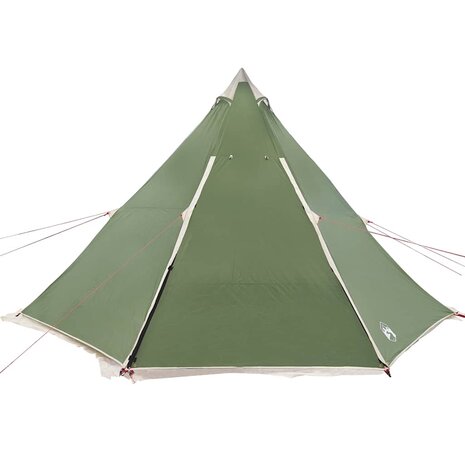 Tipi Tent 8-persoons waterdicht groen 7