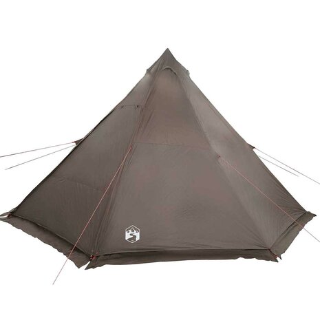 Tipi Tent 8-persoons waterdicht bruin 9