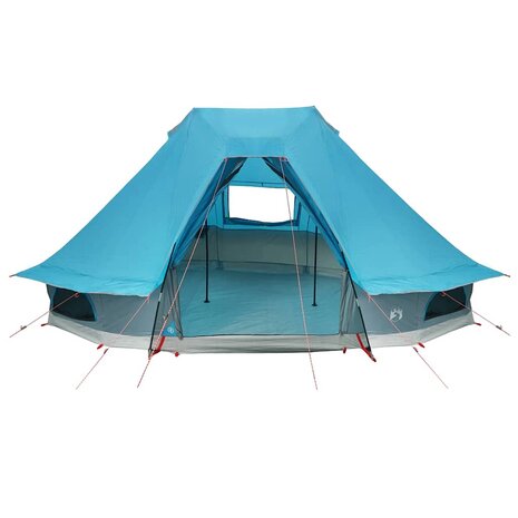 Tipi Tent met dak met opslag Blauw 466 x 310 x 240 cm taft 4