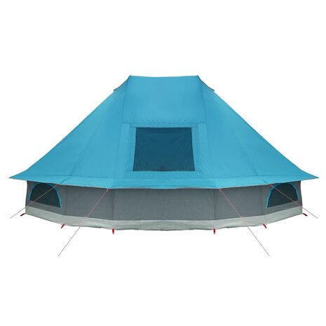 Tipi Tent met dak met opslag Blauw 466 x 310 x 240 cm taft 6