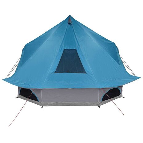 Tipi Tent met dak met opslag Blauw 680 x 430 x 270 cm taft 5
