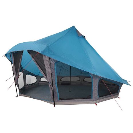 Tipi Tent met dak met opslag Blauw 508 x 470 x 300 cm taft 2