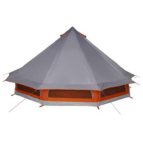 Tipi Tent met dak Grijs en Oranje 508 x 470 x 300 cm taft 6