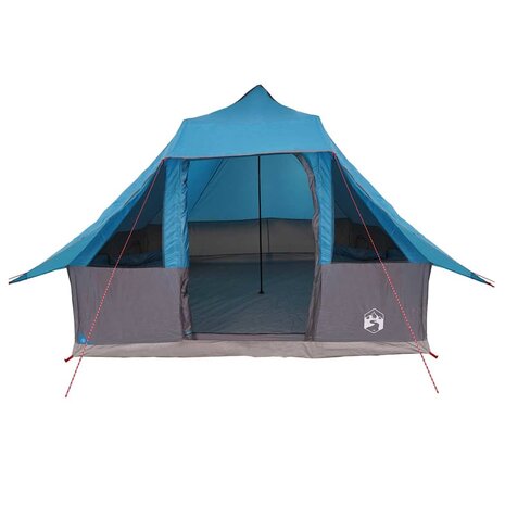 Tipi Tent met dak met opslag Blauw 358 x 296 x 258 cm taft 4
