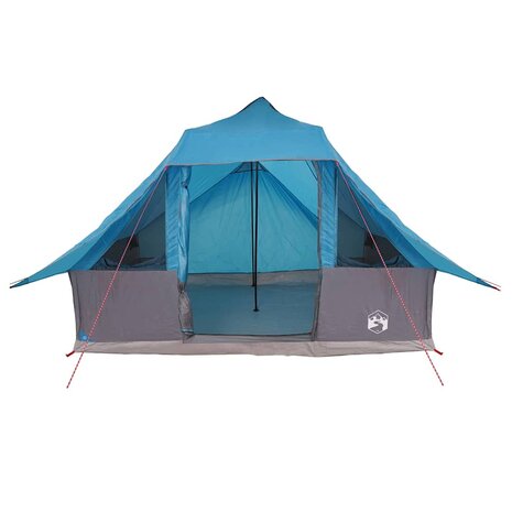 Tipi Tent met dak met opslag Blauw 364 x 281 x 257 cm taft 4