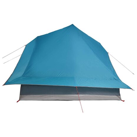 Tipi Tent met dak met opslag Blauw 364 x 281 x 257 cm taft 5