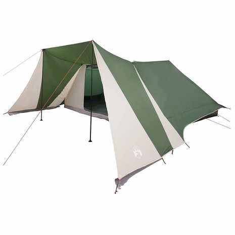 Tipi Tent met dak met opslag Groen 660 x 456 x 200 cm taft 2