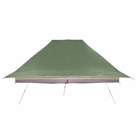 Tipi Tent met dak met opslag Groen 660 x 456 x 200 cm taft 6