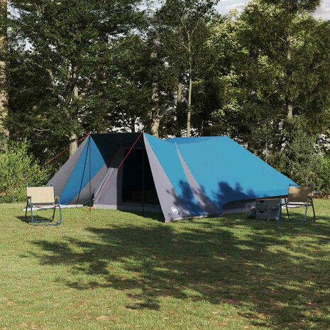 Tipi Tent met dak met opslag Blauw 660 x 456 x 200 cm taft 1