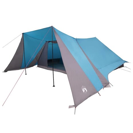 Tipi Tent met dak met opslag Blauw 660 x 456 x 200 cm taft 2