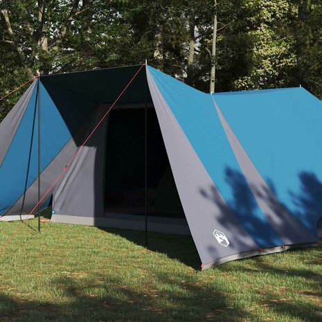 Tipi Tent met dak met opslag Blauw 660 x 456 x 200 cm taft 3