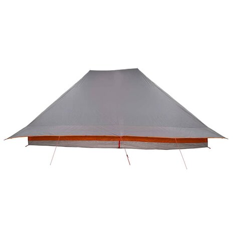 Tipi Tent met dak Grijs en Oranje 660 x 456 x 200 cm taft 6