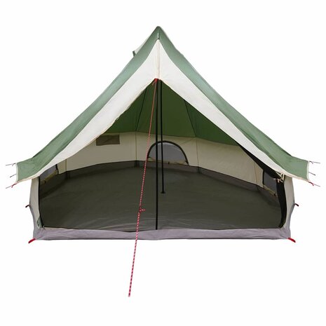 Tipi Tent met dak met opslag Groen 400 x 346 x 250 cm taft 4