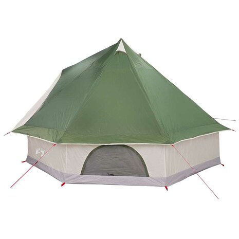 Tipi Tent met dak met opslag Groen 400 x 346 x 250 cm taft 5