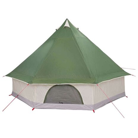 Tipi Tent met dak met opslag Groen 400 x 346 x 250 cm taft 6