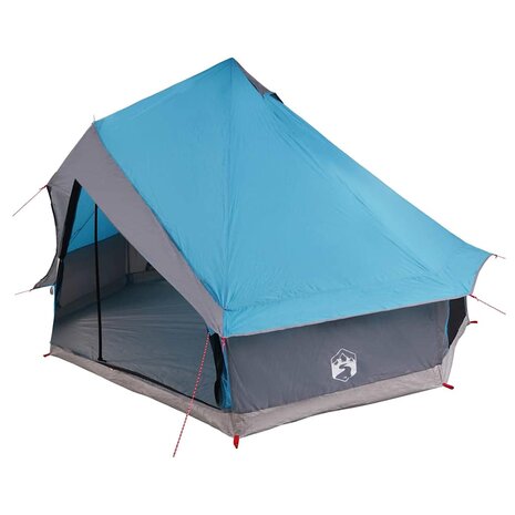 Tipi Tent met dak met opslag Blauw 400 x 346 x 250 cm taft 2