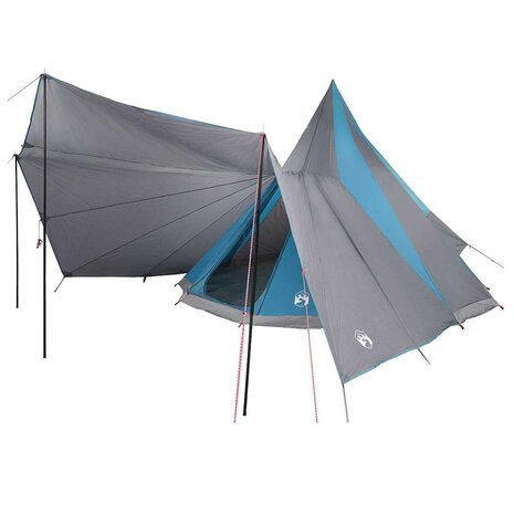 Tipi Tent met dak met opslag Blauw 510 x 690 x 330 cm taft 2