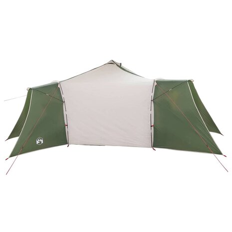 Tipi Tent met dak met opslag Groen 492 x 492 x 275 cm taft 5