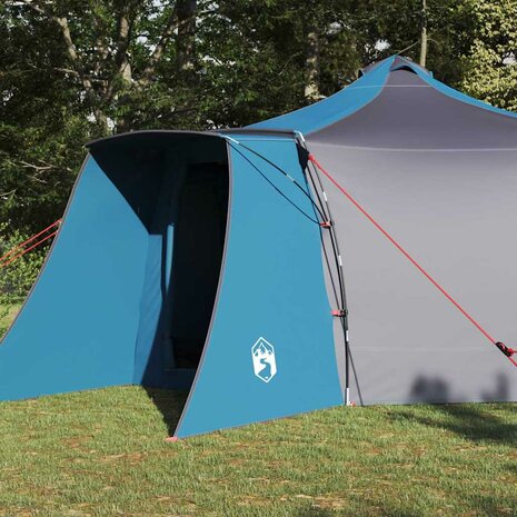 Tipi Tent met dak met opslag Blauw 492 x 492 x 275 cm taft 3