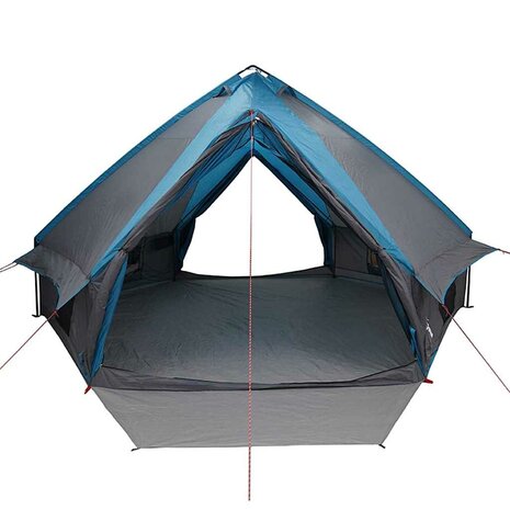 Tipi Tent voor 10 Personen Blauw en Grijs 490 x 410 x 210 cm 5