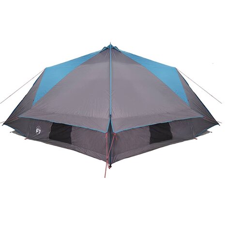 Tipi Tent voor 10 Personen Blauw en Grijs 490 x 410 x 210 cm 6