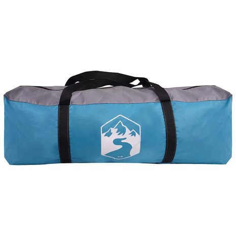 Tipi Tent voor 10 Personen Blauw en Grijs 490 x 410 x 210 cm 9