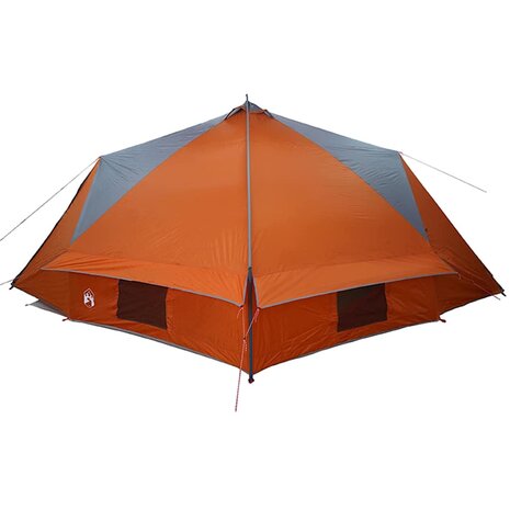 Tipi Tent voor 10 Personen Grijs en Oranje 490 x 410 x 210 cm 6