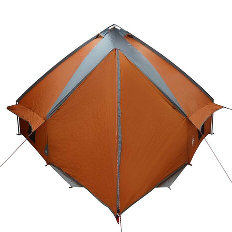Tipi Tent voor 10 Personen Grijs en Oranje 490 x 410 x 210 cm 7