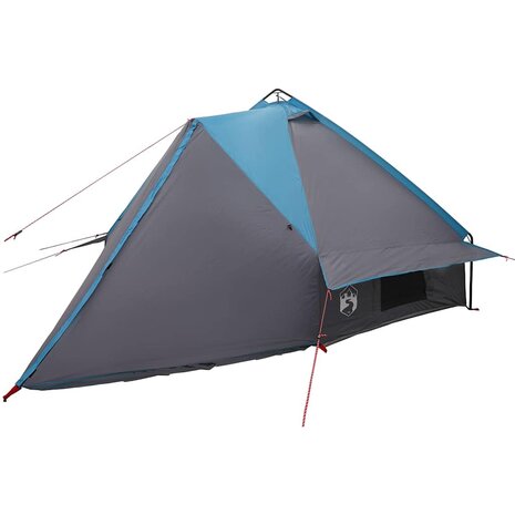 Tipi Tent voor 6 Personen Blauw en Grijs 431 x 366 x 185 cm 4