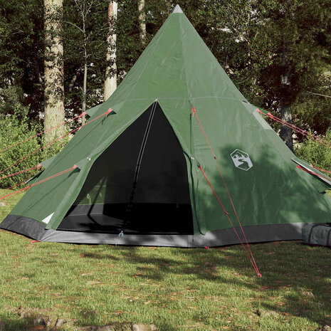 Tipi Tent 4-persoons waterdicht groen 1