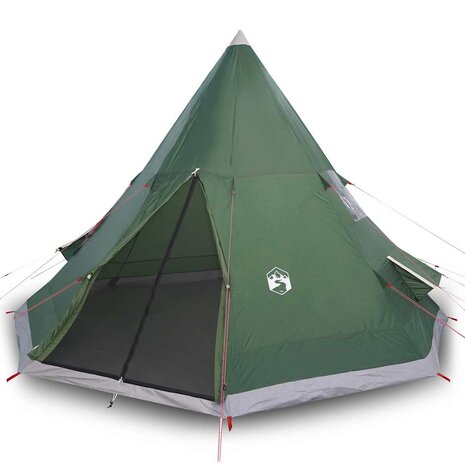 Tipi Tent 4-persoons waterdicht groen 2