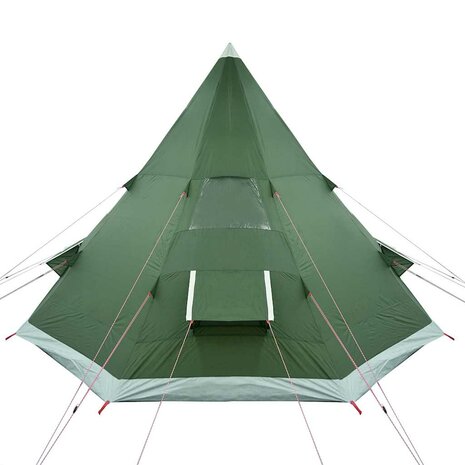 Tipi Tent 4-persoons waterdicht groen 8