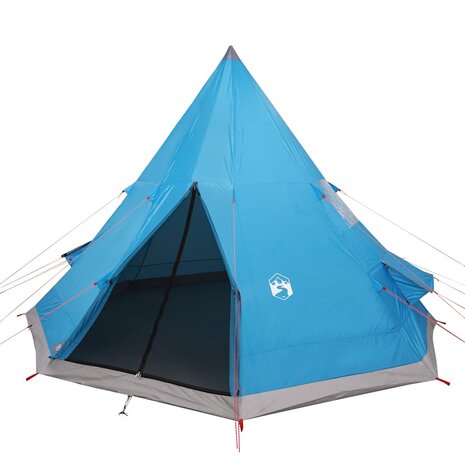 Tipi Tent 4-persoons waterdicht blauw 4