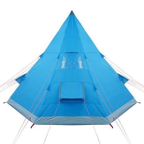 Tipi Tent 4-persoons waterdicht blauw 8