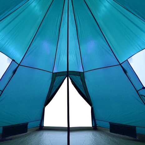 Tipi Tent 4-persoons waterdicht blauw 9