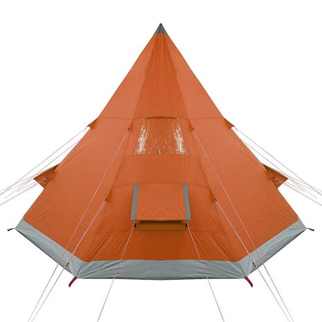 Tipi Tent 4-persoons waterdicht oranje 8