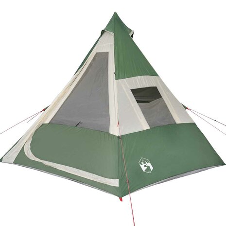 Tipi Tent 7-persoons waterdicht groen 6