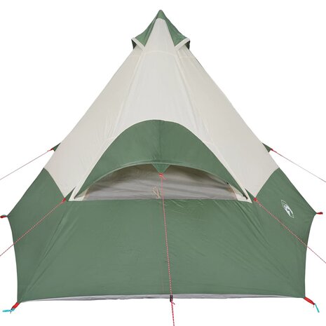 Tipi Tent 7-persoons waterdicht groen 9