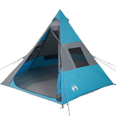 Tipi Tent 7-persoons waterdicht blauw 4